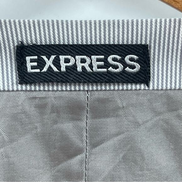 Express Y2K Button Front Cotton Blend Vest Tie Back Size XL - Picture 7 of 10